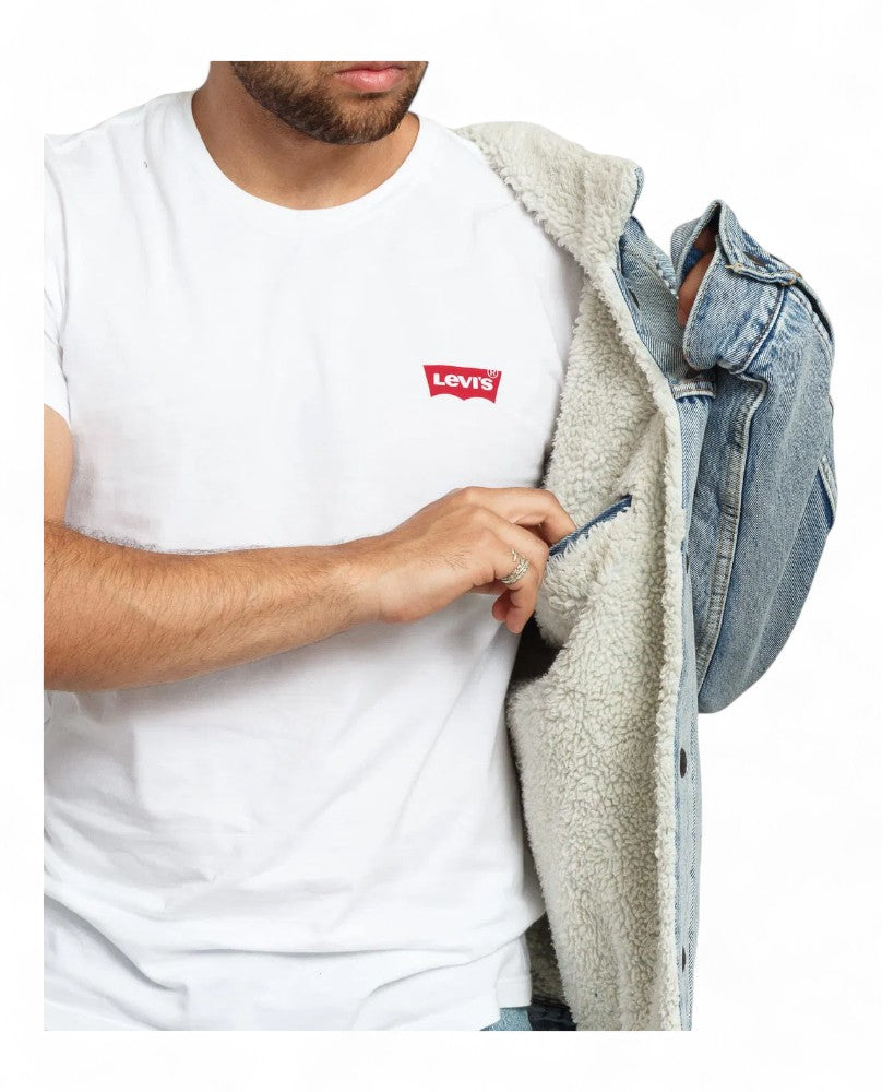 Levi's® Sherpa Trucker Jacket - Light Blue