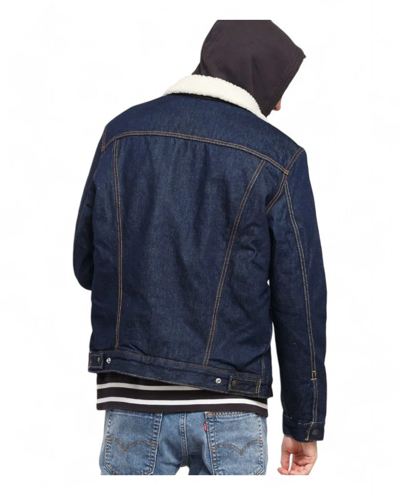 Levi's® Sherpa Trucker Jacket - Navy