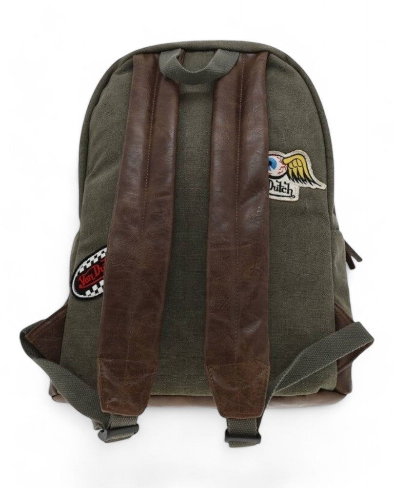 Mochila Von Dutch - Cartoon Taupe Verde Kaki