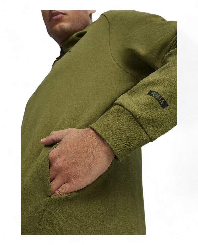 Sudadera Puma RAD/CAL Half-Zip - Olive green