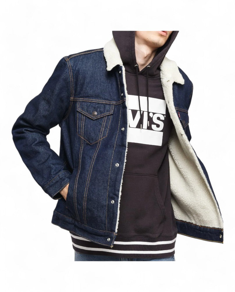 Levi's® Sherpa Trucker Jacket - Navy