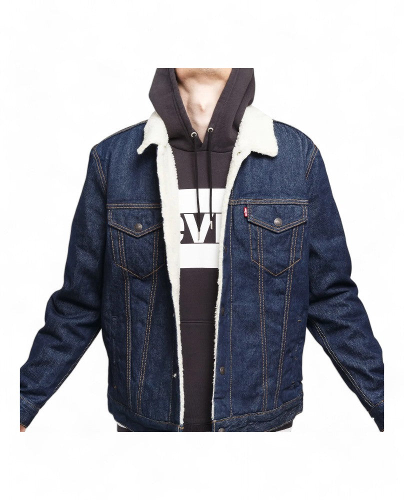 Levi's® Sherpa Trucker Jacket - Navy