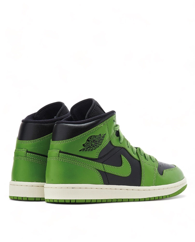 Air Jordan 1 Mid - Black Green Sail