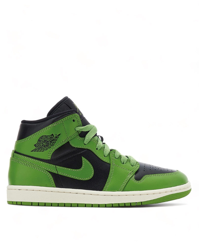 Air Jordan 1 Mid - Black Green Sail