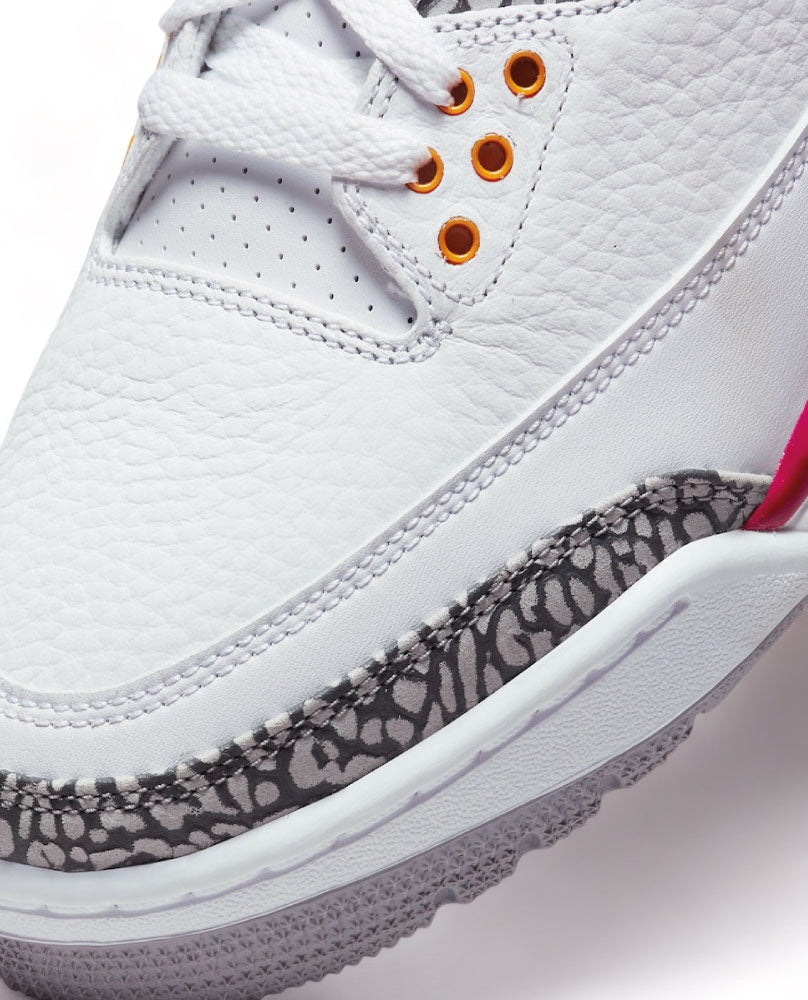 Air Jordan 3 Retro - White Cardinal Red