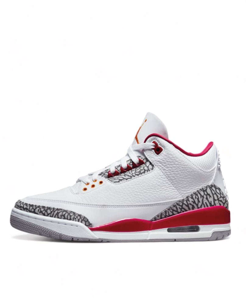 Air Jordan 3 Retro - White Cardinal Red