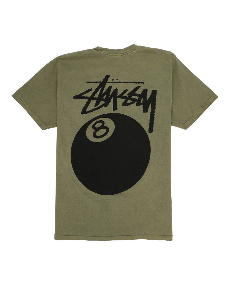 Stussy 8 Ball pigmentgefärbtes Oliv